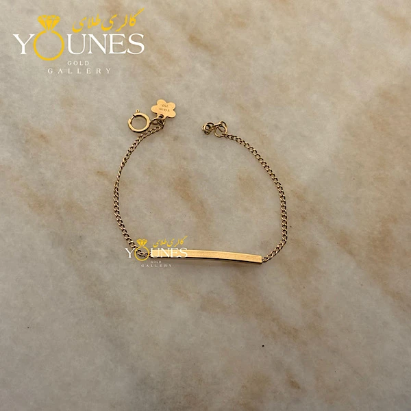 دستبند طلا کارتیر ریز نوزاد